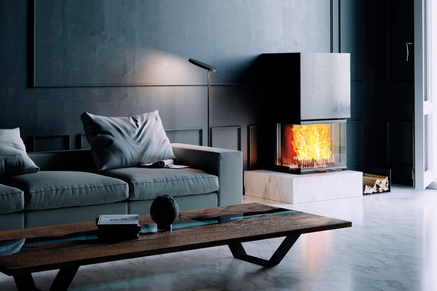 Stufe-Caminetti a legna