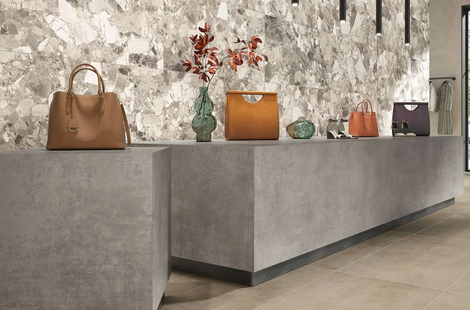 Piastrelle per negozi e attività commerciali