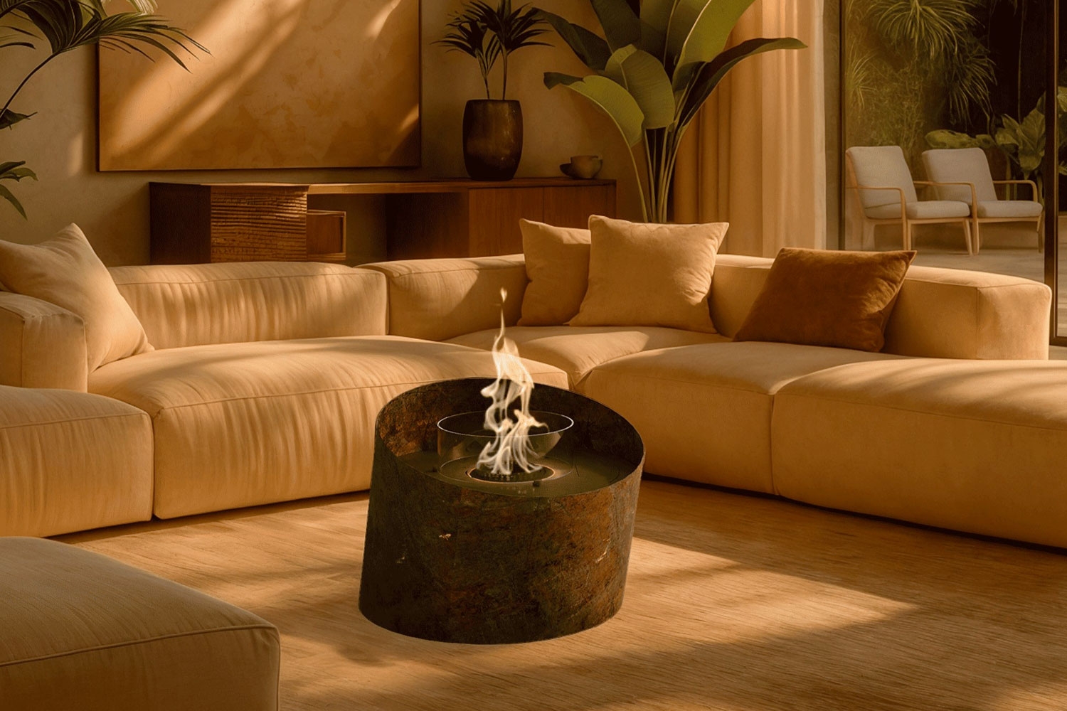 Edonistico, fuoco danzante